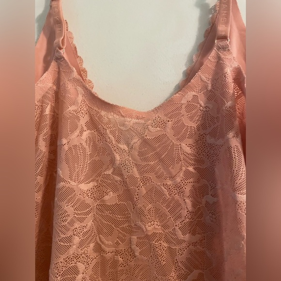 Danskin Intimates Rose Pink Lacy Camisole Size Medium - Picture 7 of 10
